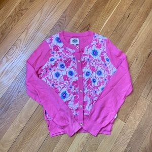 Juicy Couture Girls 14 Sweater Cardigan pink